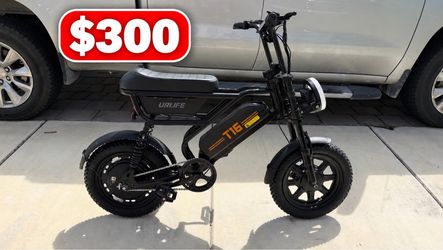 URLIFE T16 16” Electric Bike – Black – $300