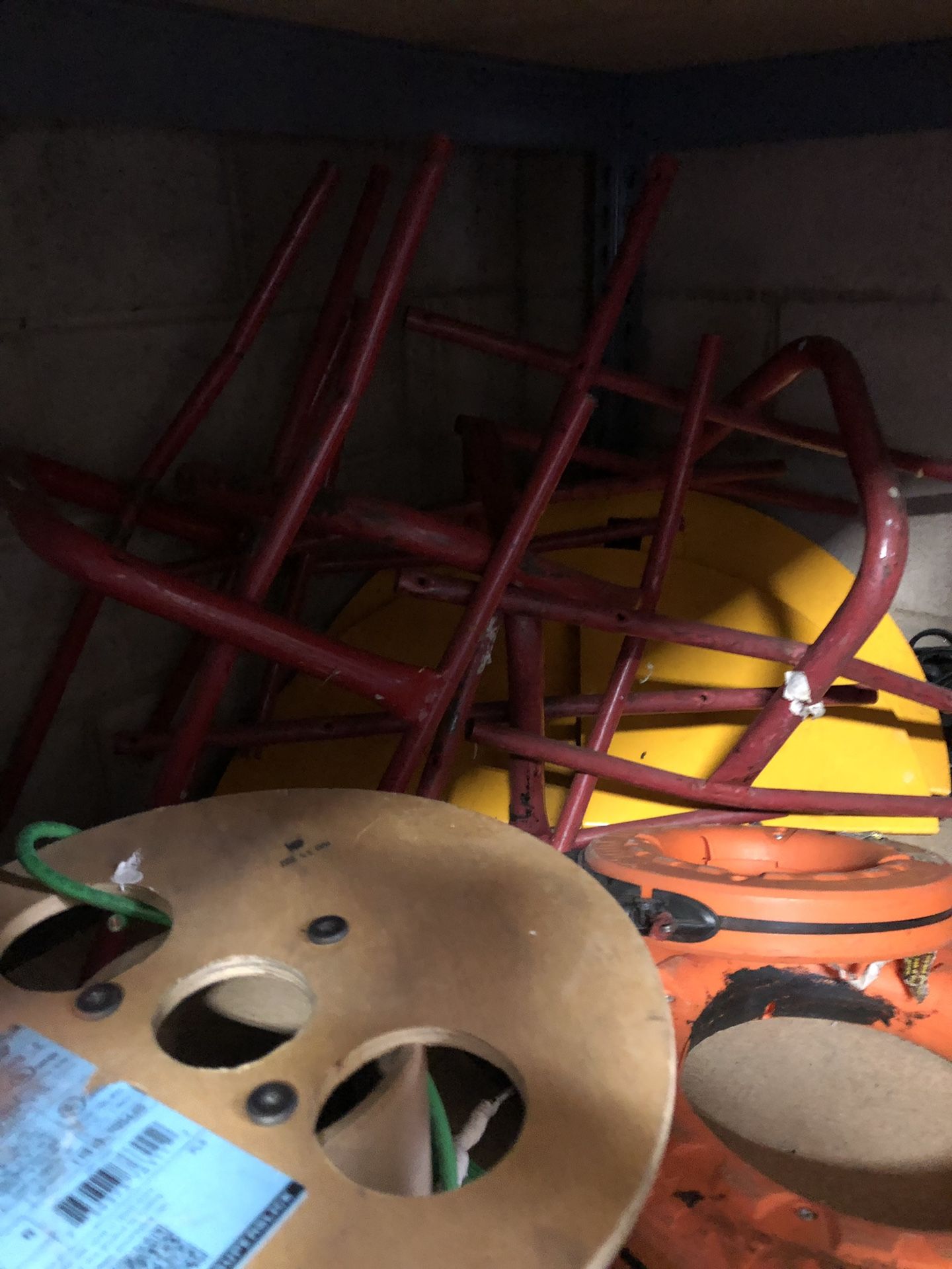 Electric wires , wire rollers, fish tape