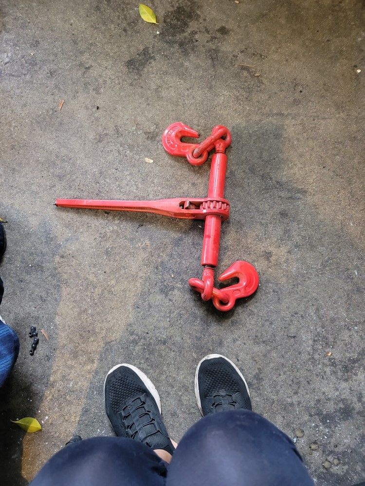 ratchet load binder, 3/8-1/2