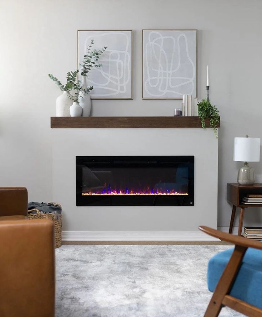 Barton Fireplace 50” In Wall Recessed