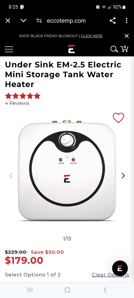 Mini Tank Water Heater