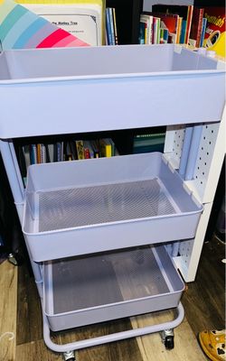 Lexington 3-Tier Rolling Cart by Simply Tidy