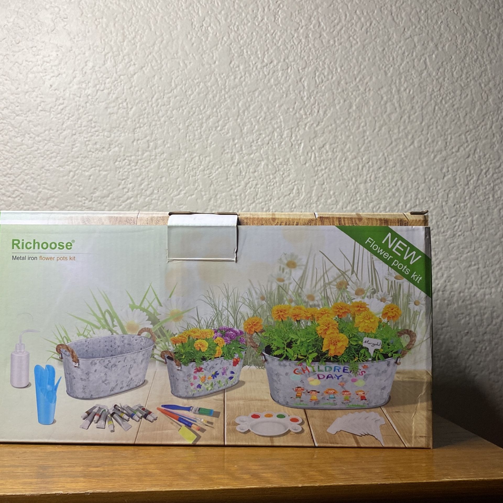 Metal Iron Flower Pots Kit