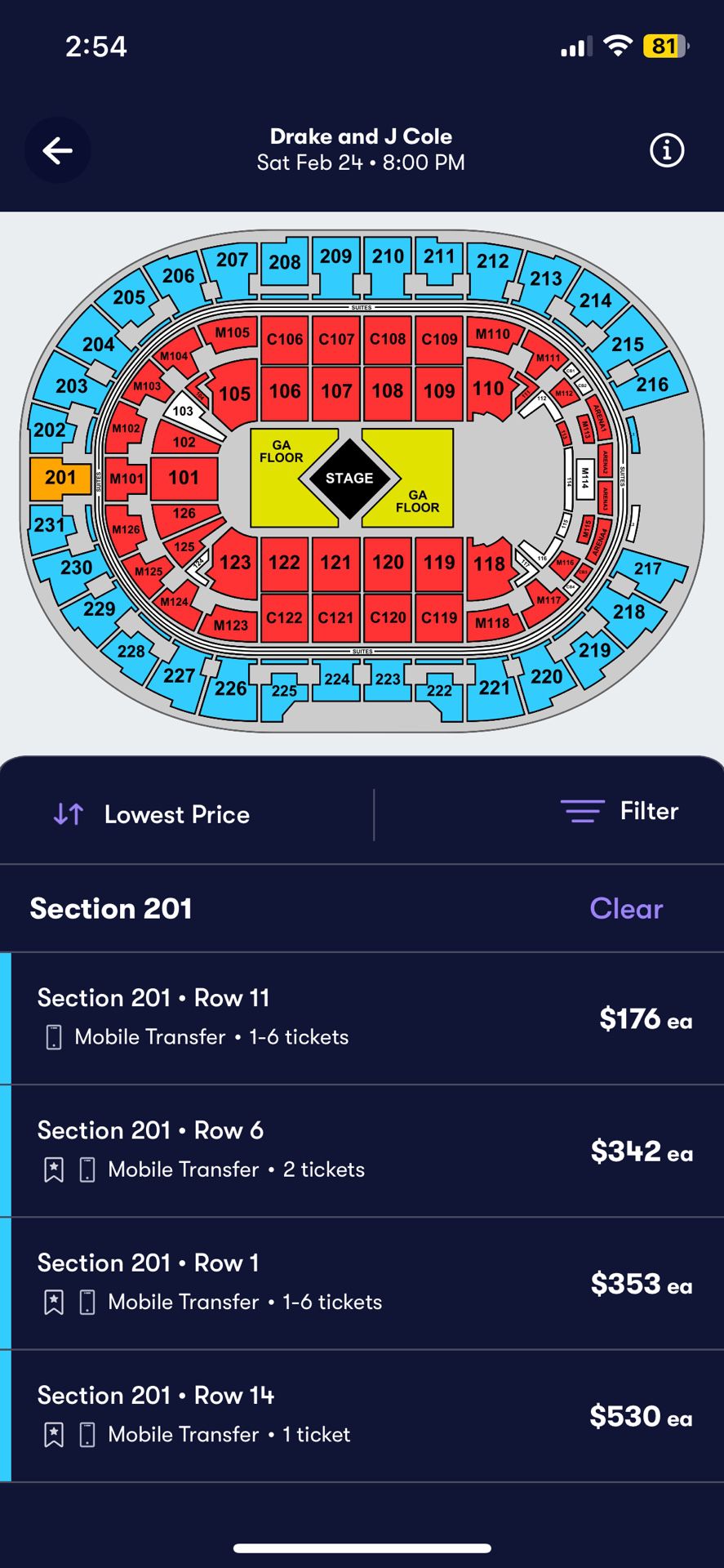 Drake And J.cole Tickets Feb 24
