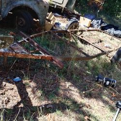 Trailer Frame From Old Aluminum Camper 