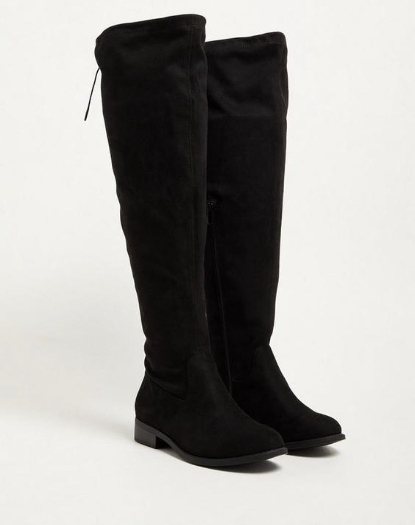 Torrid Black Thigh High over The Knee Boots