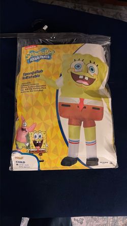 SpongeBob inflatable kids costume