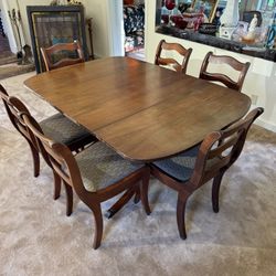Dining Table w/6 Chairs - Free Delivery - Craddock 