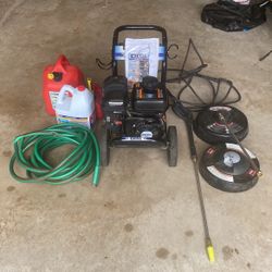 Pressure Washer (doesn’t start) And Attachments