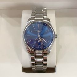 Longines Blue Dial Stainless Steel Watch