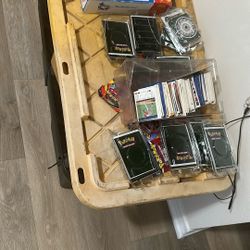 A Lot Of Cards Tub Full Pokomon NBA Baseball Basketball Football Lot Of Cards Don’t Have Time 