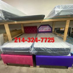 Twin Bed With Mattress 