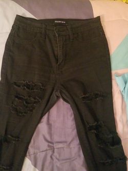 Fashion Nova Fadded Black Jeans