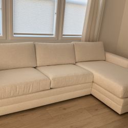 Article Napa White Right Sectional Sofa 