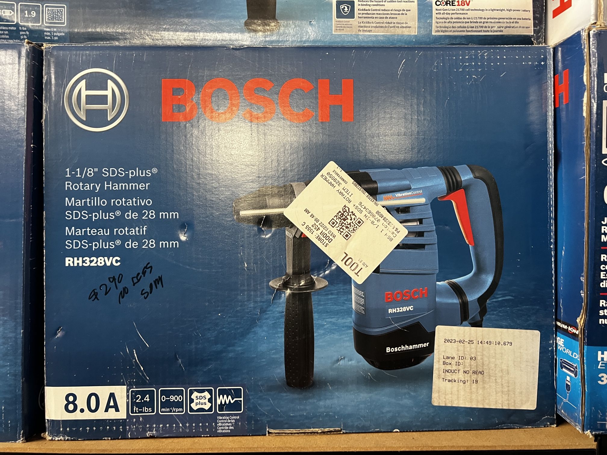 Bosch 1-1/8” SDS Plus Rotary Hammer