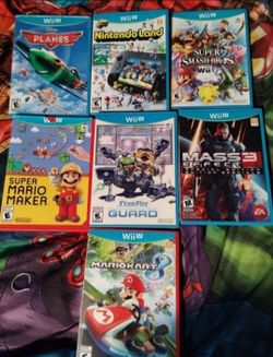 Wii u games, $65 for all
