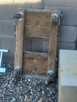 Vintage Wooden Furniture Dolly with Casters
