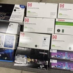 Mixed Lot Of Ink/toner Cartridges 
