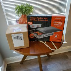 Brand New !! Stainless Steel Stovetop Smoker 