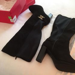 Kelli And Katie Size 9 Wide Calf Boots  NEW