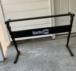 Rock Jam Z Style Adjustable Portable Heavy Duty Music Keyboard Stand
