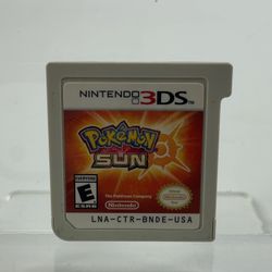 Pokemon Sun (Nintendo 3DS, 2016)