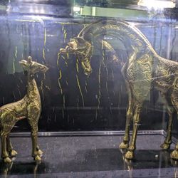 Brass Giraffes 