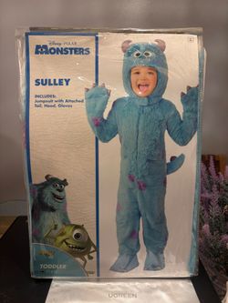 Costume Toodler 3T-4T Sulley Monsters