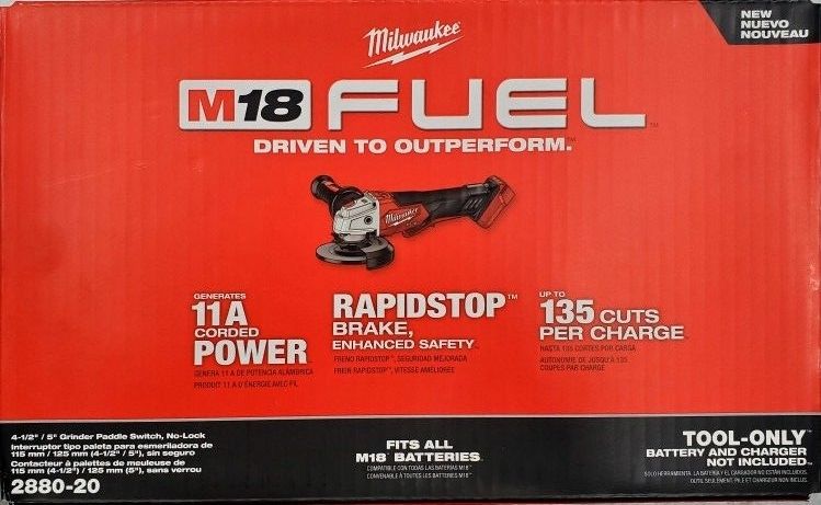 Milwaukee Fuel M18 Grinder 2880-20