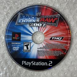 WWE Smackdown VS Raw 2007 Scratch-Less for PlayStation 2 PS2 GAME