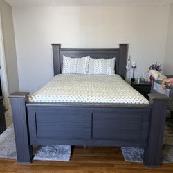 Gray Bedroom Set (all Wood)