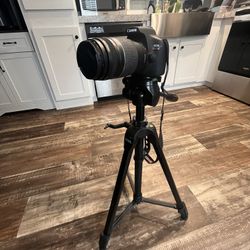Canon Rebel T7 DSLR Camera Bundle – 2 Lenses + Bag & Tripod