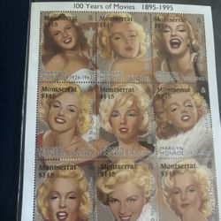 Marilyn Monroe Collector Stamps