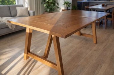 Wooden Dining Table | Seats 8
