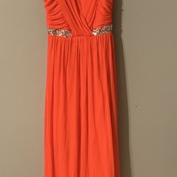 Prom/Graduation Dress (Orange/Salmon) City Triangles