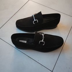 Calvin Klein Men Size 11 SUEDE Loafers