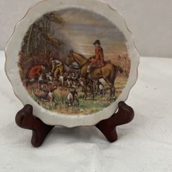 Bone China Hunt Scene  Fine Bone China From England