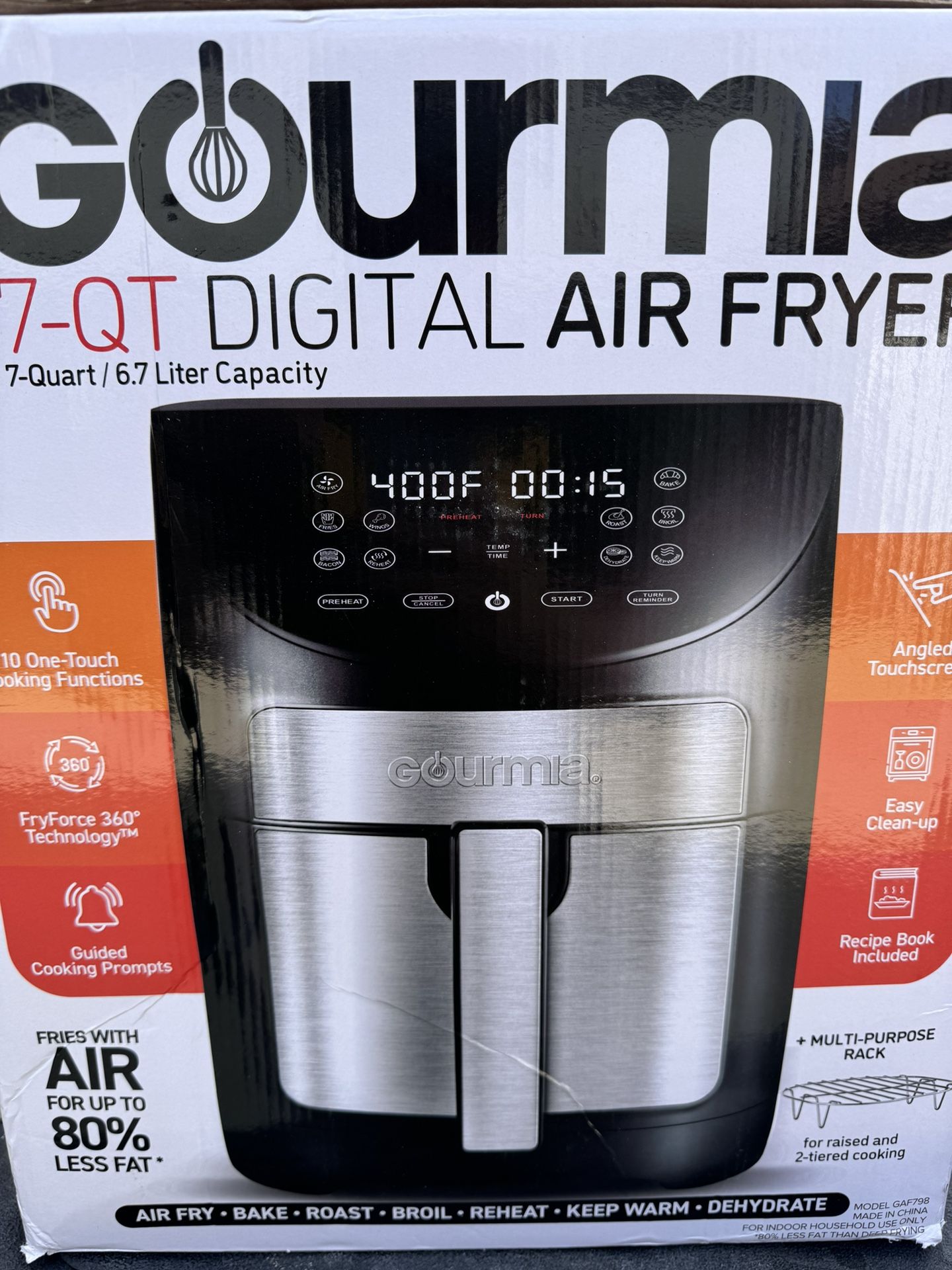 Gourmia 7-Quart Digital Air Fryer