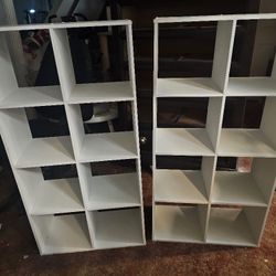 Price Is Firm.. Two Cubby Bookshelves