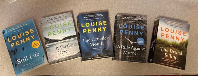 Louise Penny Inspector Gamache Series Books 1-5 Paperback Lot