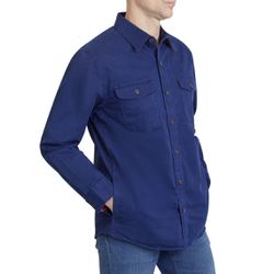 Land's End Men's Flannel Lined Shirt Jacket