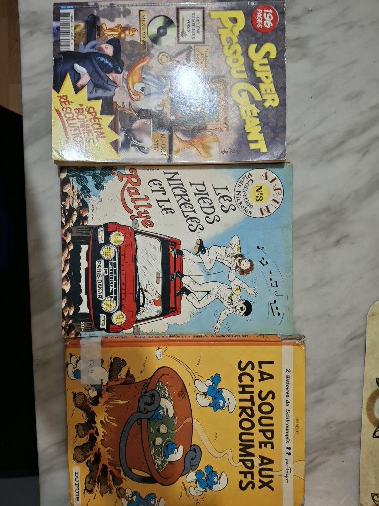 French Comics Books Collectible For Kids