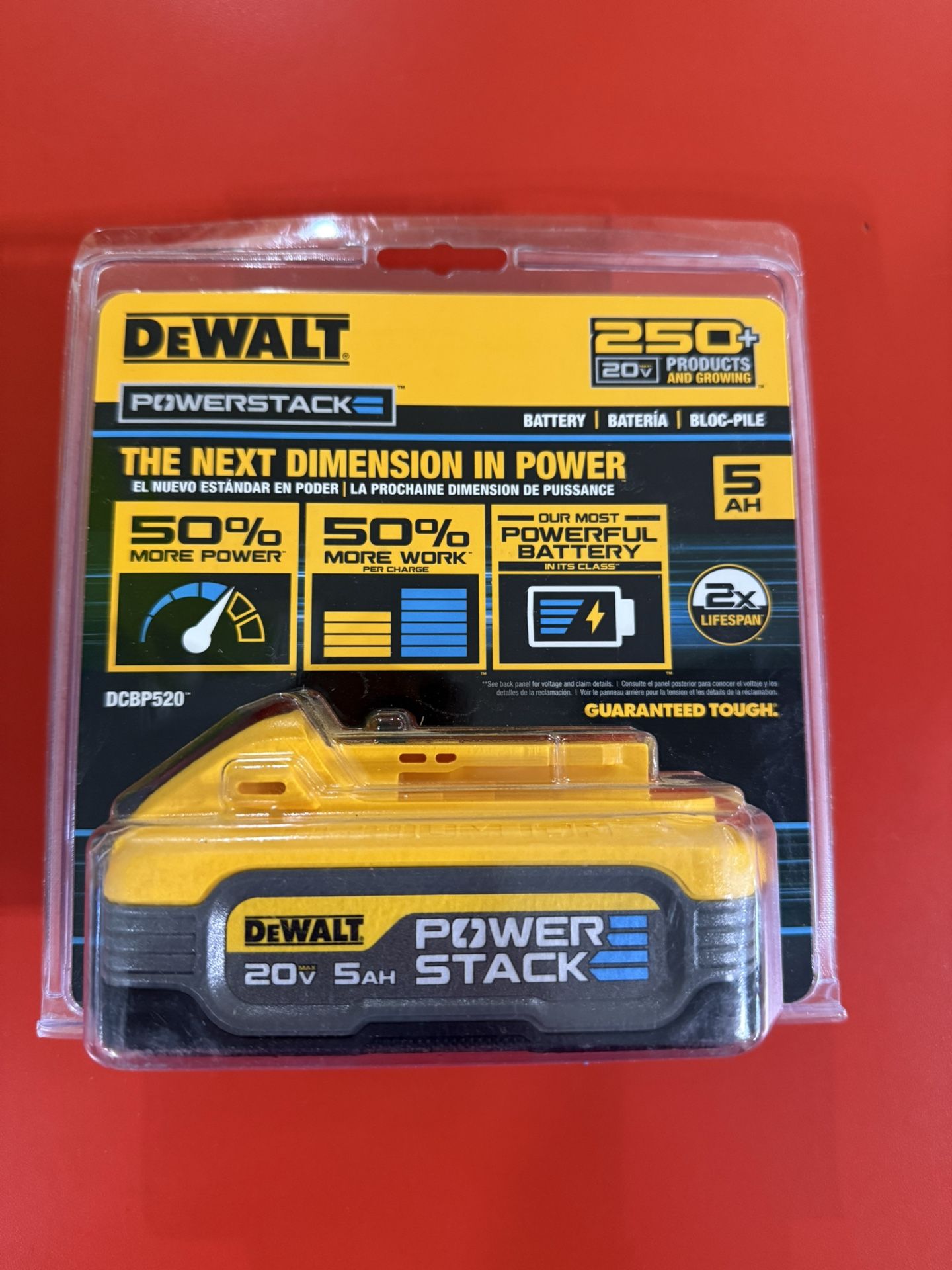 DeWalt Power Stack Battery 20V 5AH