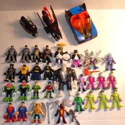 Imaginex DC Comics Figures & Vehicles Lot