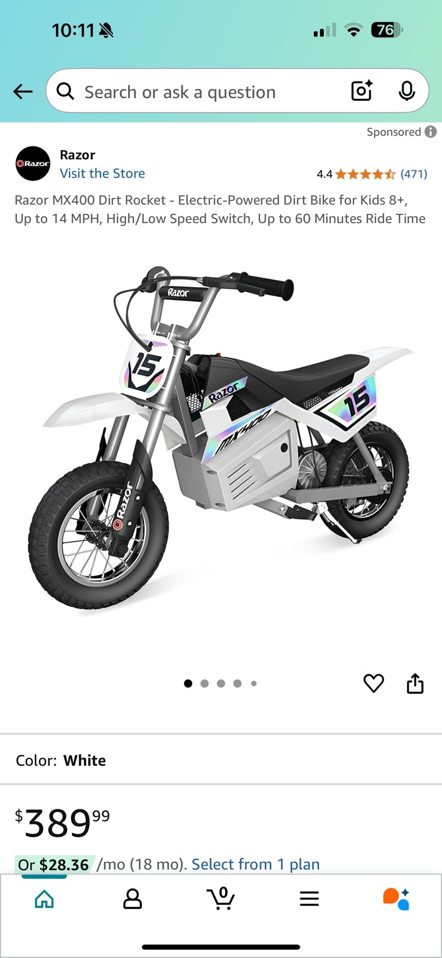 Razor Motorcycle