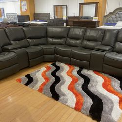 Gorgeous Gray Madrid Sectional Sofa!$1499!*SAME DAY DELIVERY*NO CREDIT NEEDED*EASY FINANCING*HUGE SALE*