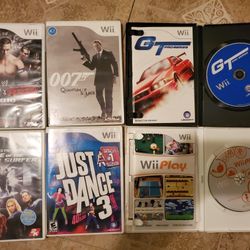 6 Wii Nintendo Games 