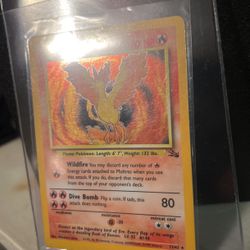 Moltres Holo Rare Pokemon Fossil Set 