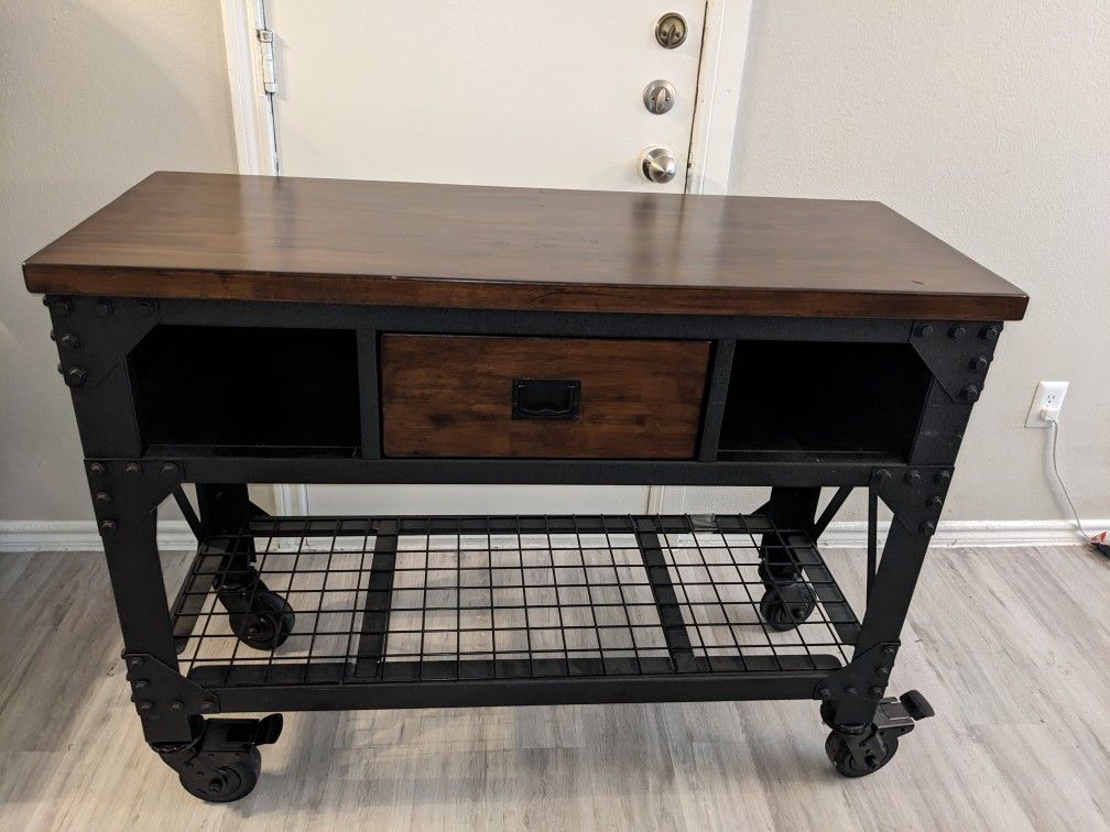 Whalen 48” Metal & Wood Workbench