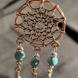 BOHO Dream Catcher Dangle Earrings 